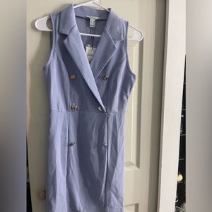 Periwinkle blazer dress